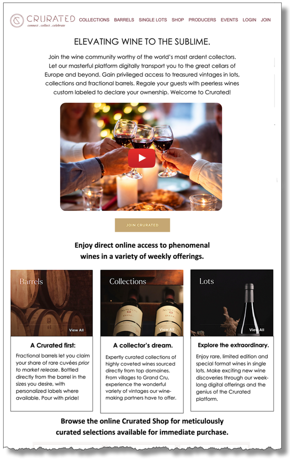 Crurated
              Wine Club