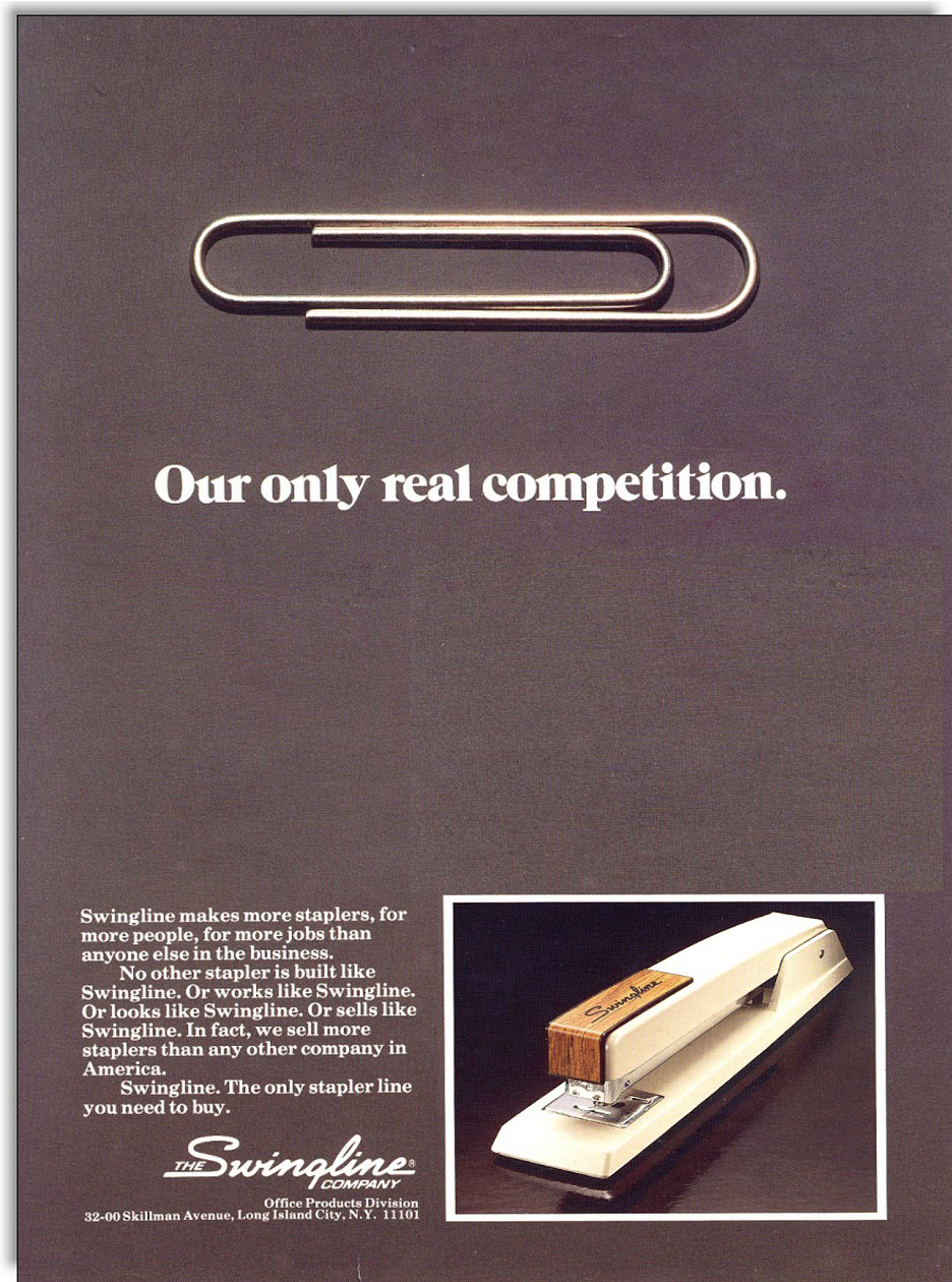 Swingline Stapler Ad